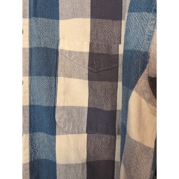 Bon Homme Men's Flannel Shirt Long Sleeve 100% Cotton Size 1XB(202) - Picture 3 of 8